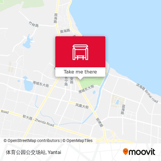 体育公园公交场站 map