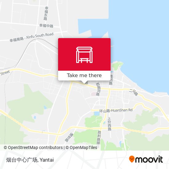 烟台中心广场 map