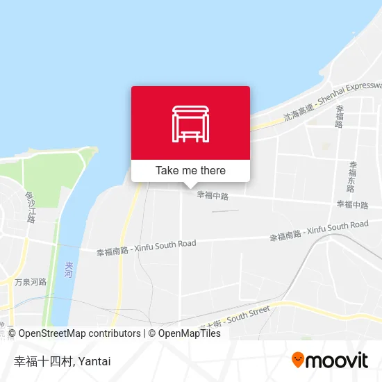 幸福十四村 map