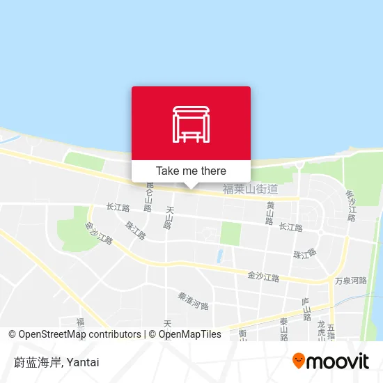 蔚蓝海岸 map