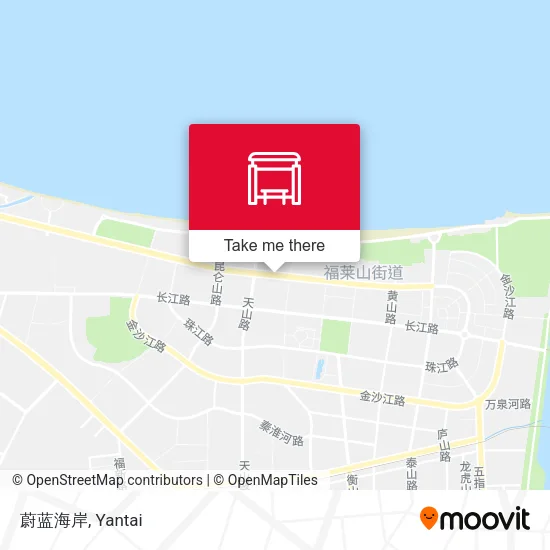 蔚蓝海岸 map