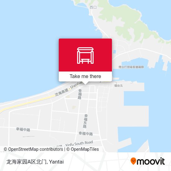 龙海家园A区北门 map