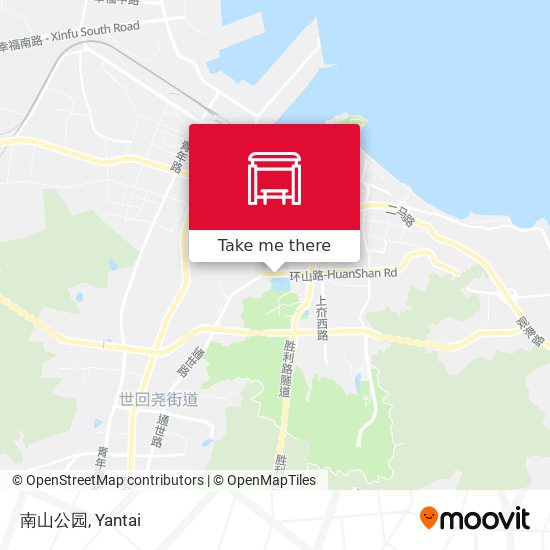 南山公园 map