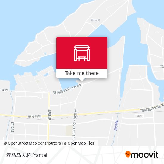 养马岛大桥 map