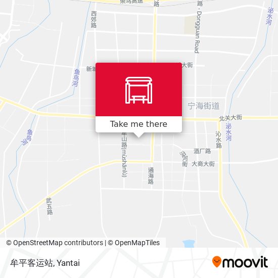 牟平客运站 map