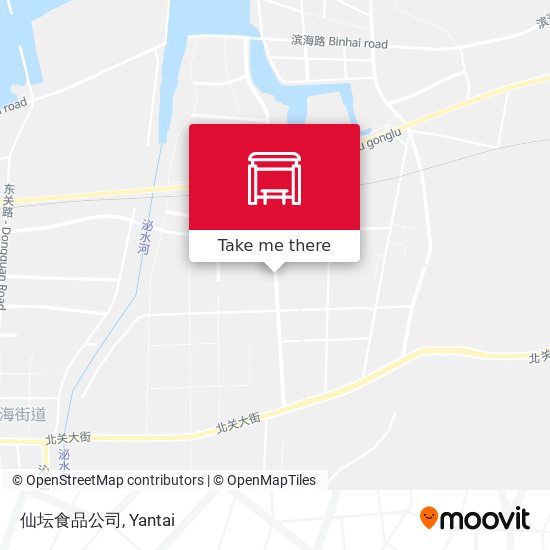 仙坛食品公司 map