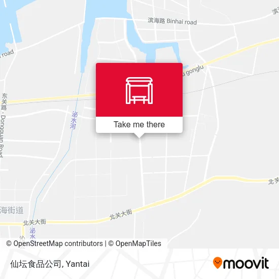 仙坛食品公司 map