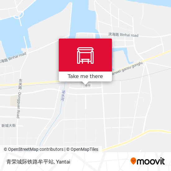 青荣城际铁路牟平站 map