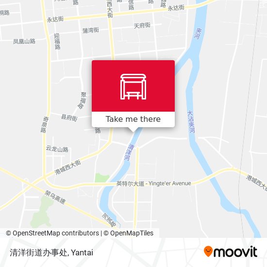 清洋街道办事处 map