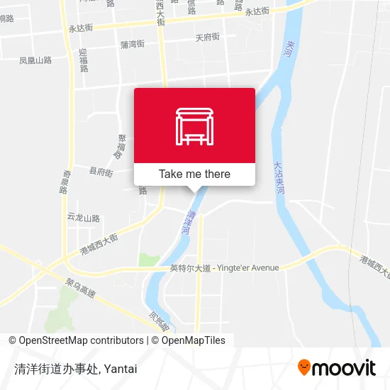 清洋街道办事处 map