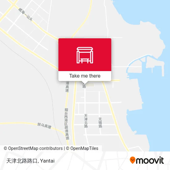 天津北路路口 map