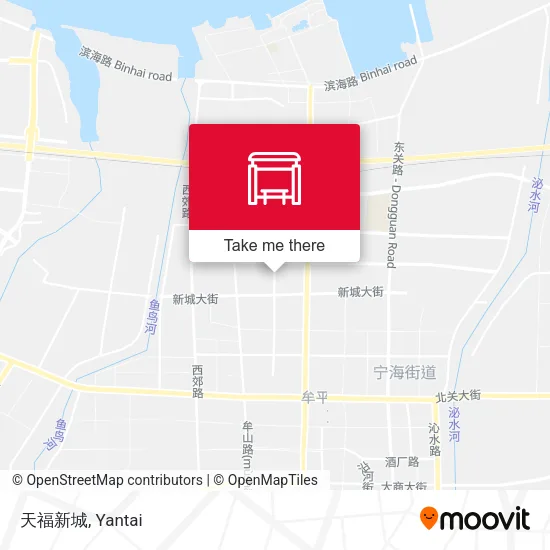 天福新城 map