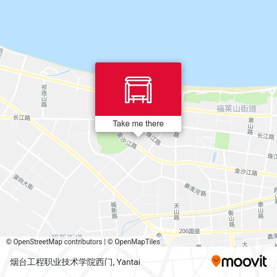 烟台工程职业技术学院西门 map