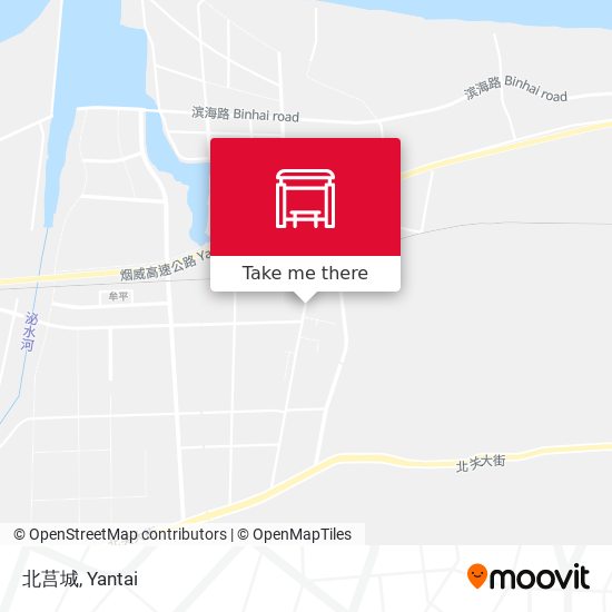 北莒城 map
