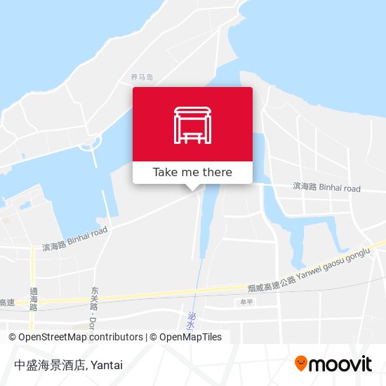 中盛海景酒店 map
