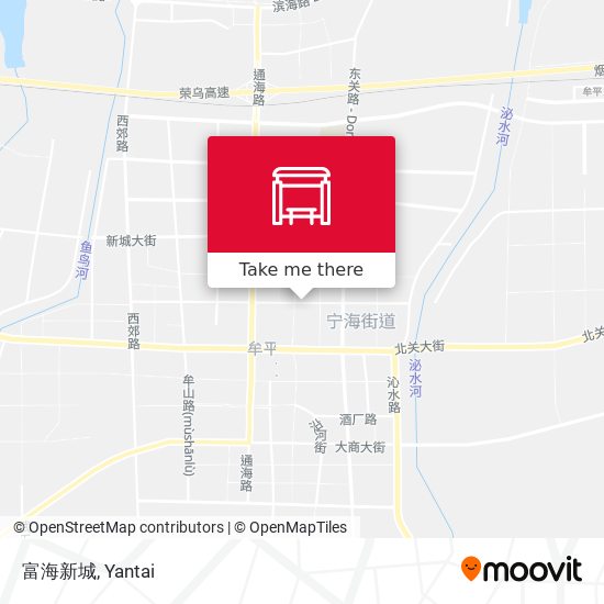 富海新城 map