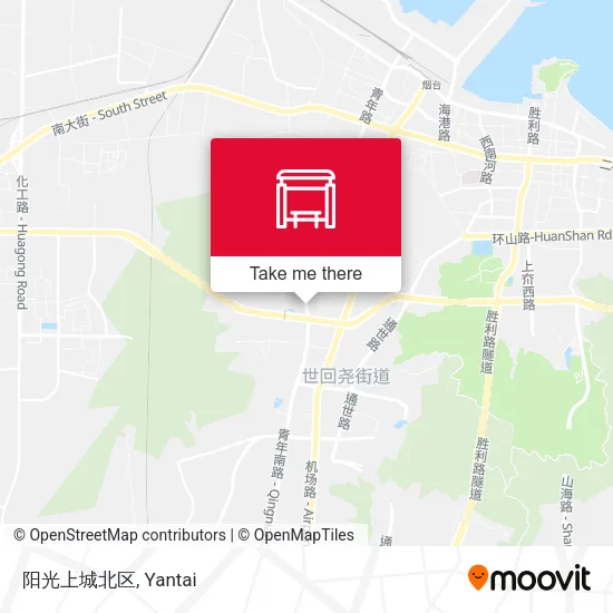 阳光上城北区 map
