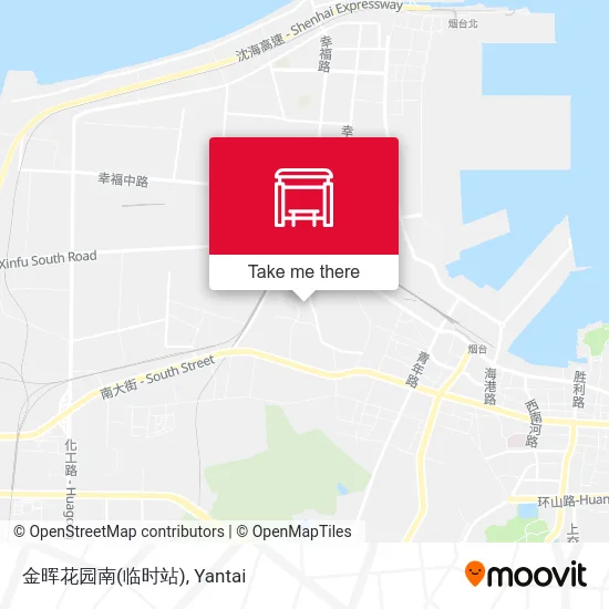 金晖花园南(临时站) map