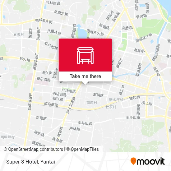 Super 8 Hotel map