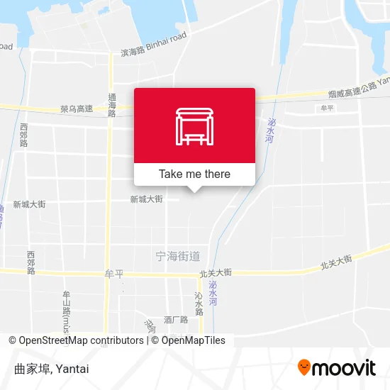 曲家埠 map
