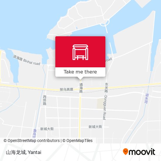 山海龙城 map
