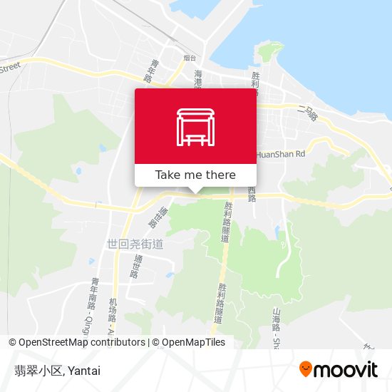翡翠小区 map
