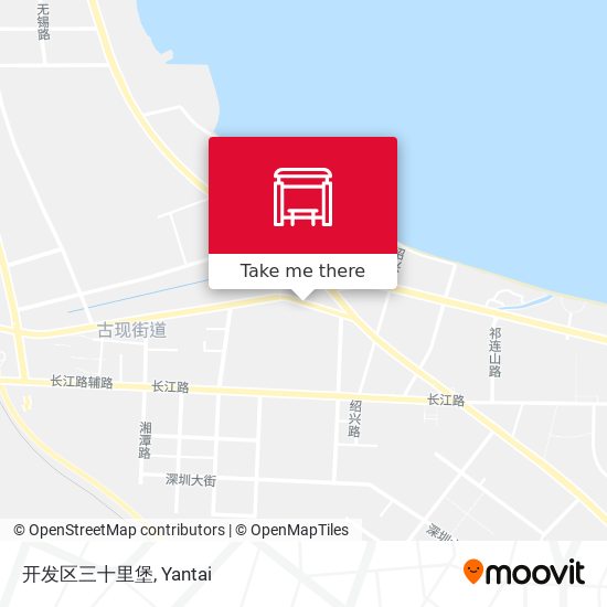 开发区三十里堡 map