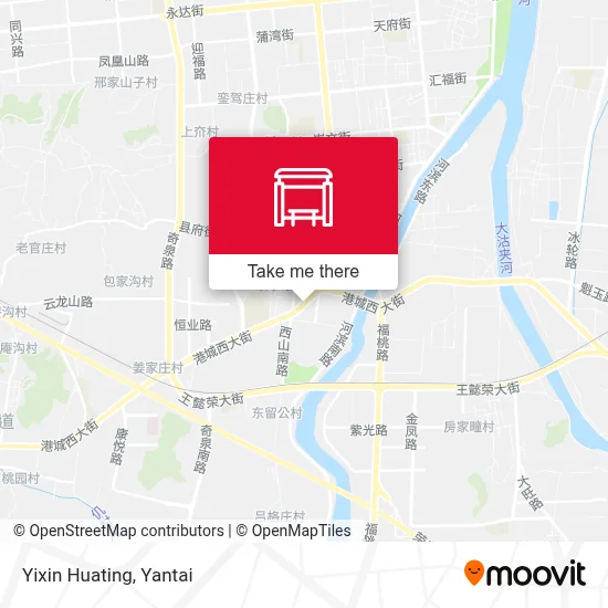 Yixin Huating map