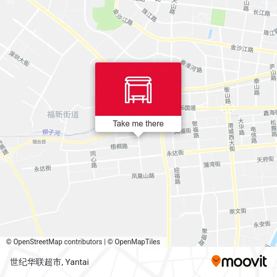 世纪华联超市 map
