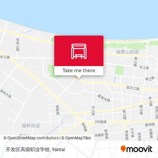 开发区高级职业学校 map