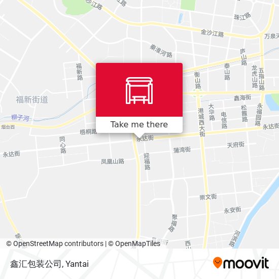 鑫汇包装公司 map