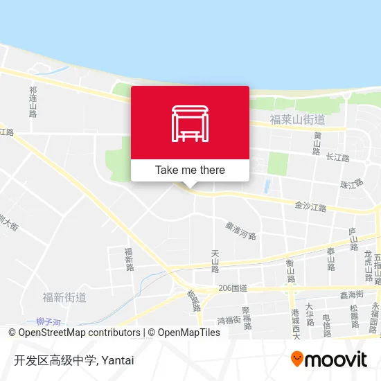 开发区高级中学 map