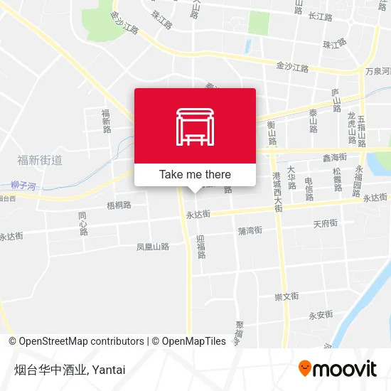 烟台华中酒业 map