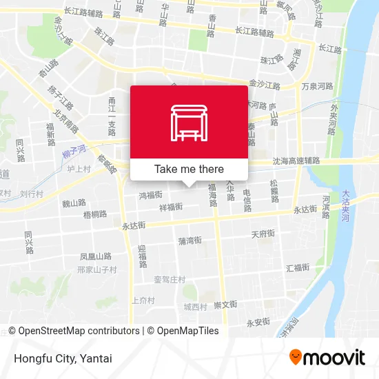 Hongfu City map
