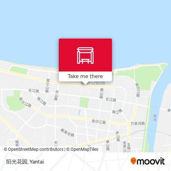 阳光花园 map