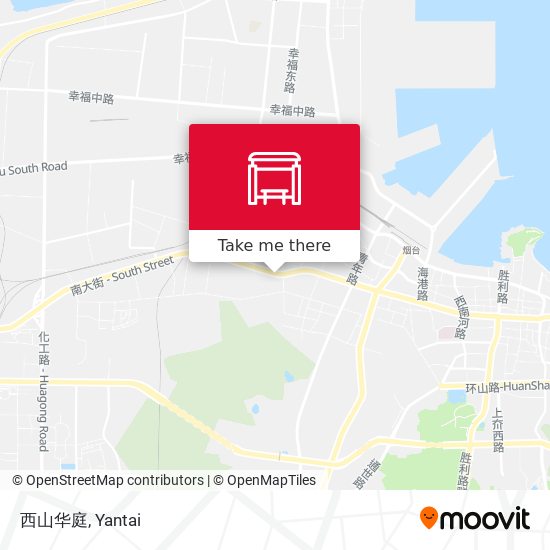 西山华庭 map