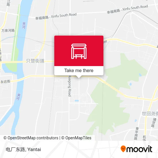 电厂东路 map