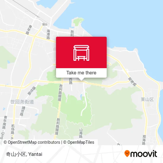 奇山小区 map