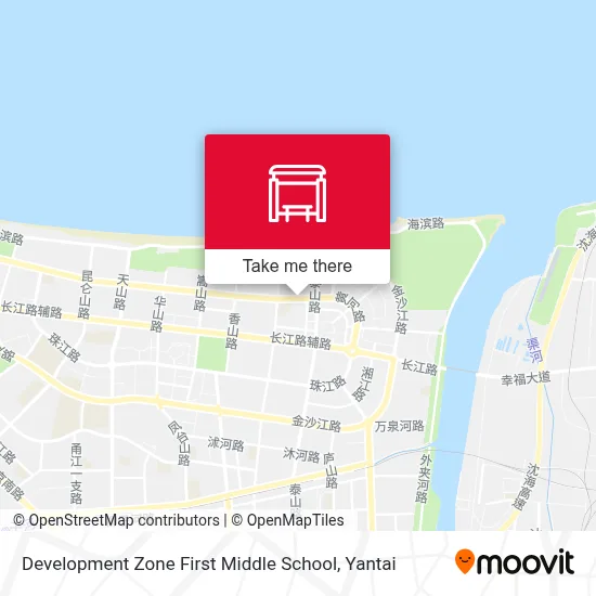Development Zone First Middle School map