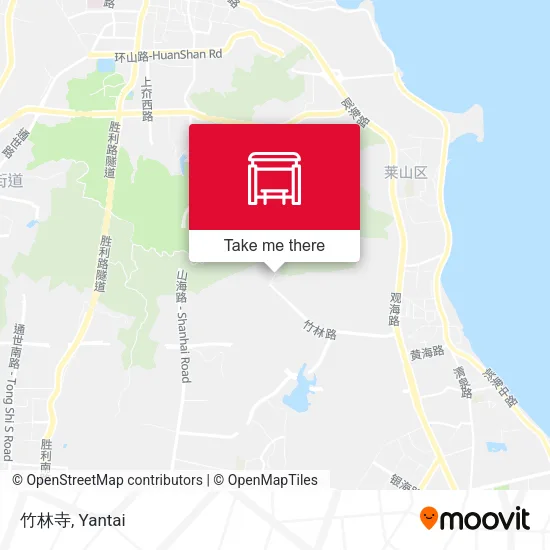 竹林寺 map