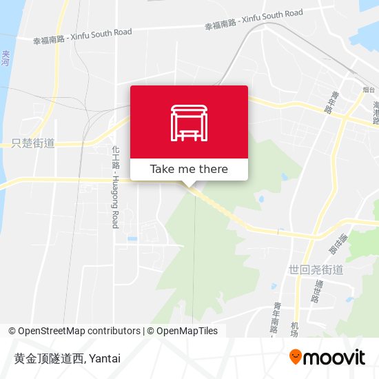 黄金顶隧道西 map