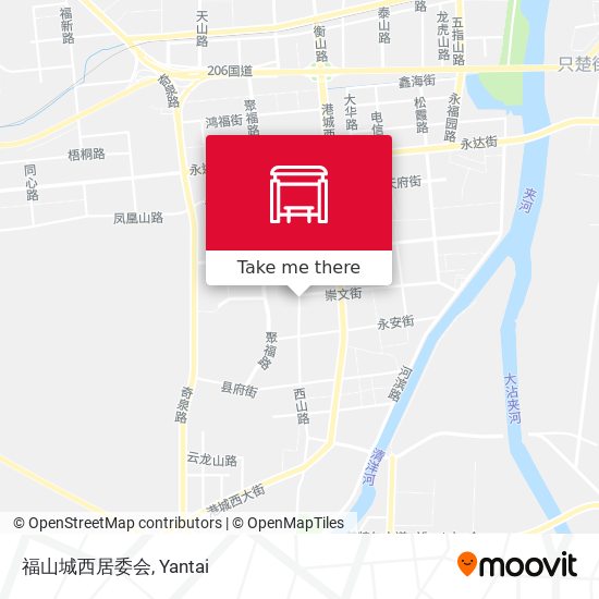 福山城西居委会 map