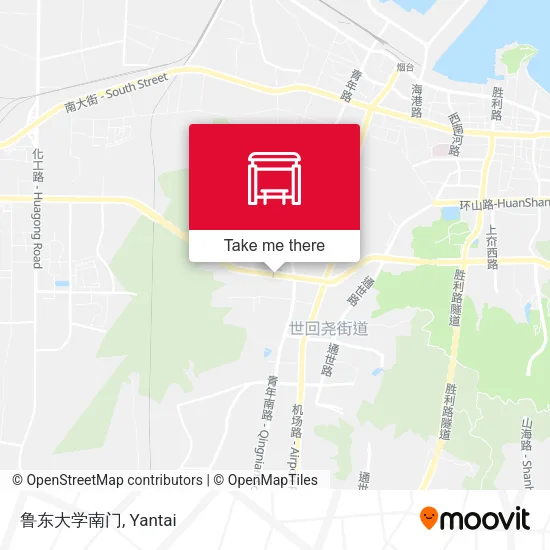 鲁东大学南门 map
