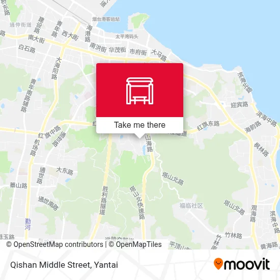 Qishan Middle Street map