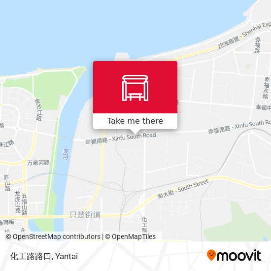 化工路路口 map