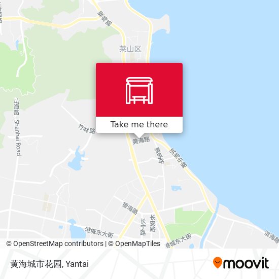 黄海城市花园 map