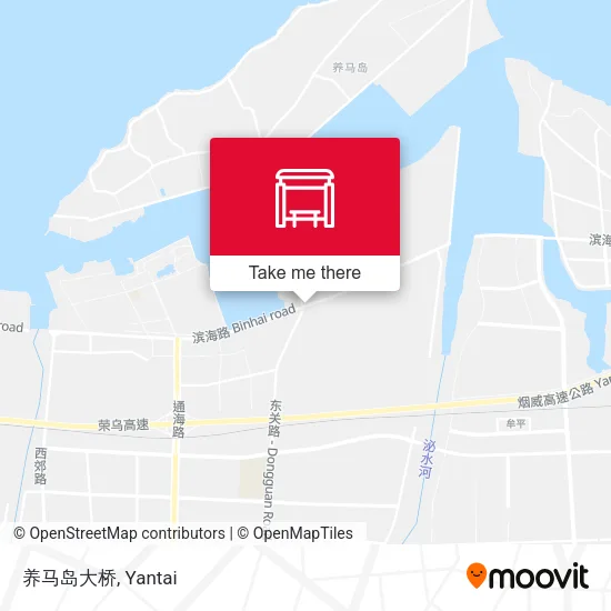 养马岛大桥 map