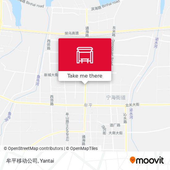 牟平移动公司 map