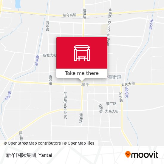 新牟国际集团 map
