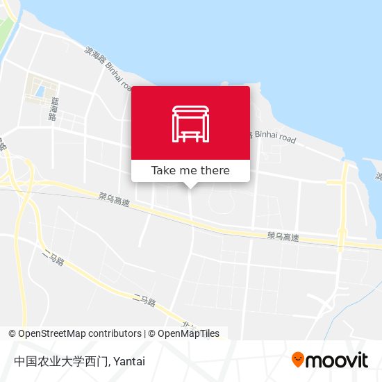 中国农业大学西门 map